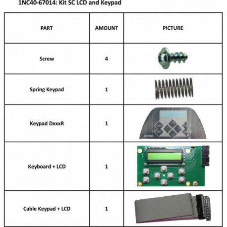 KIT LCD AND KEYPAD