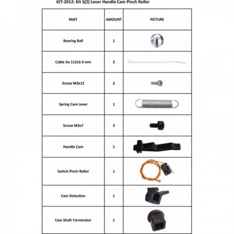 Kit S2Class Lev. Hadle cam